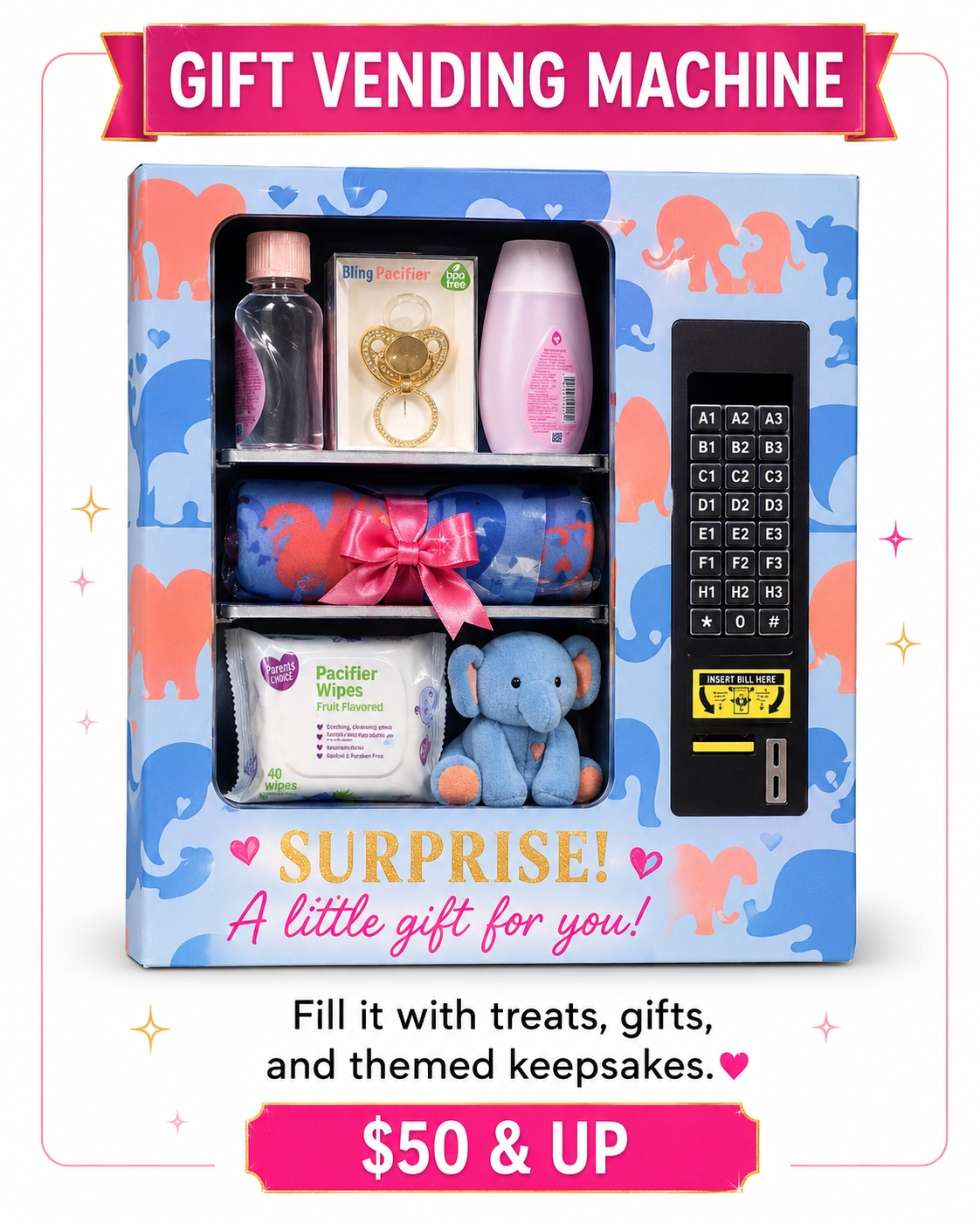 Gift vending machine by Craft Me Out